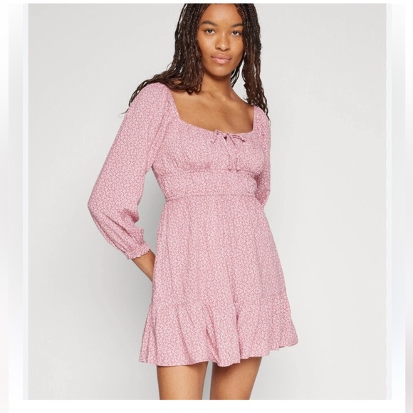 Hollister Pink Long Sleeve Dress - Picture 2 of 4